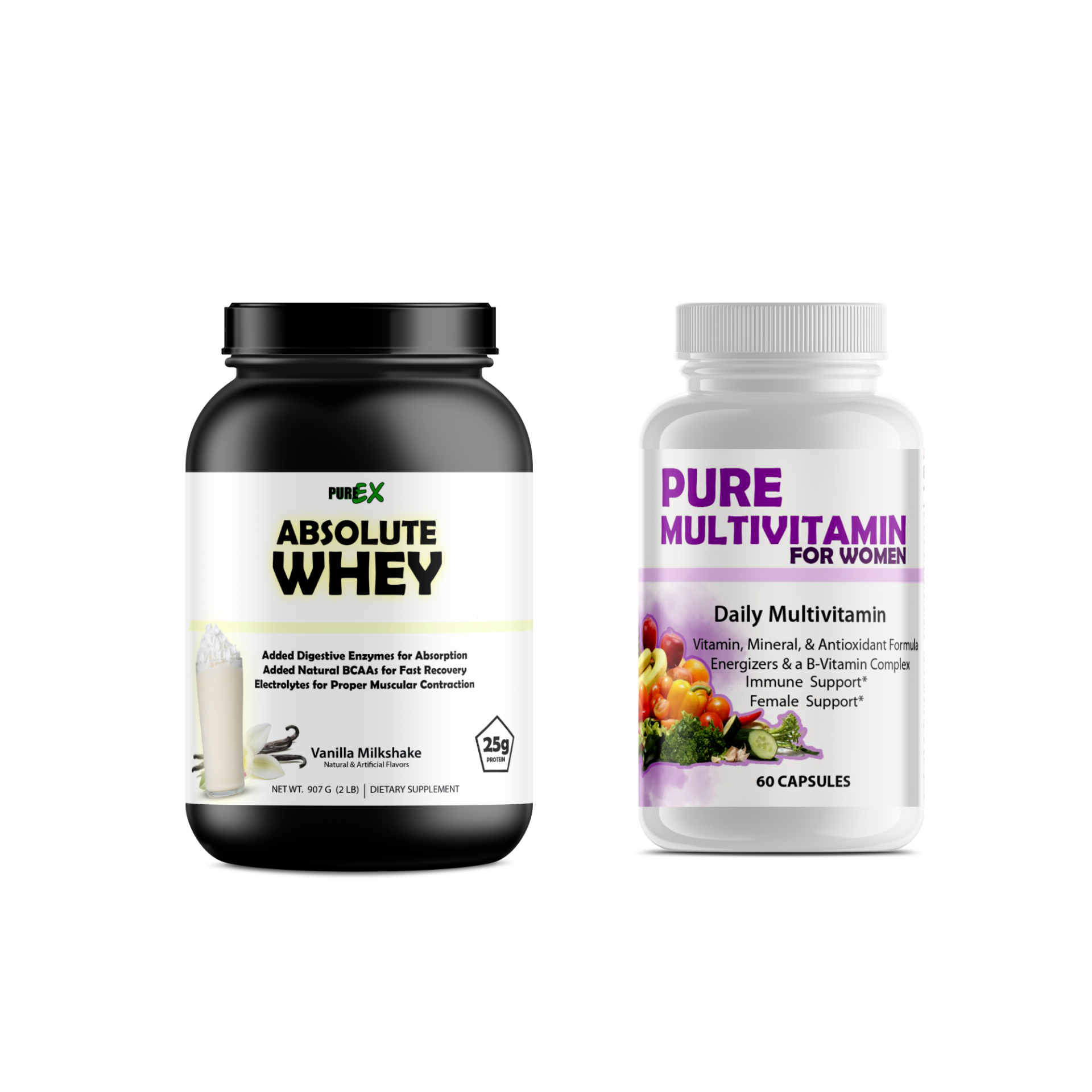 Bundled: Multivitamins + Protein