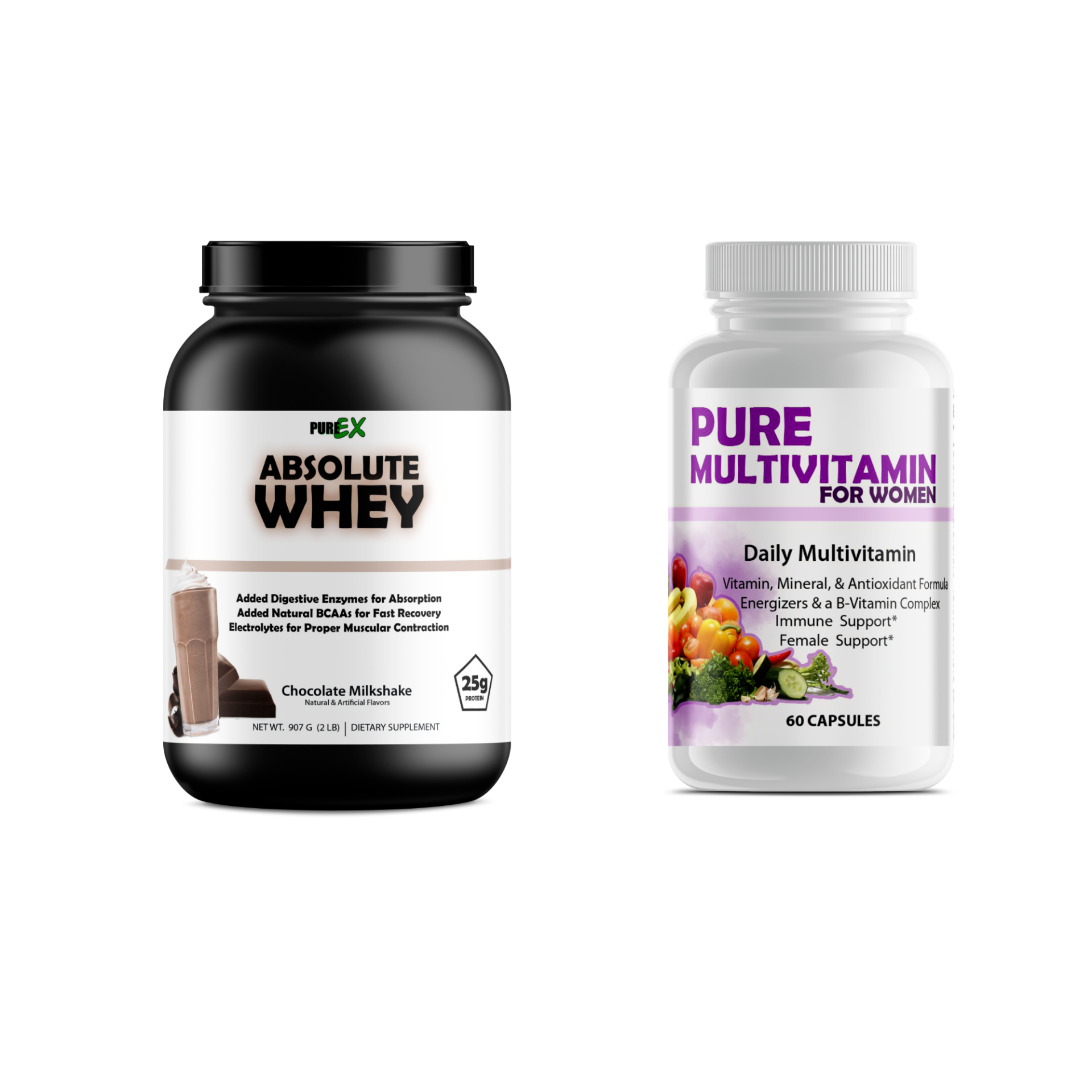 Bundled: Multivitamins + Protein