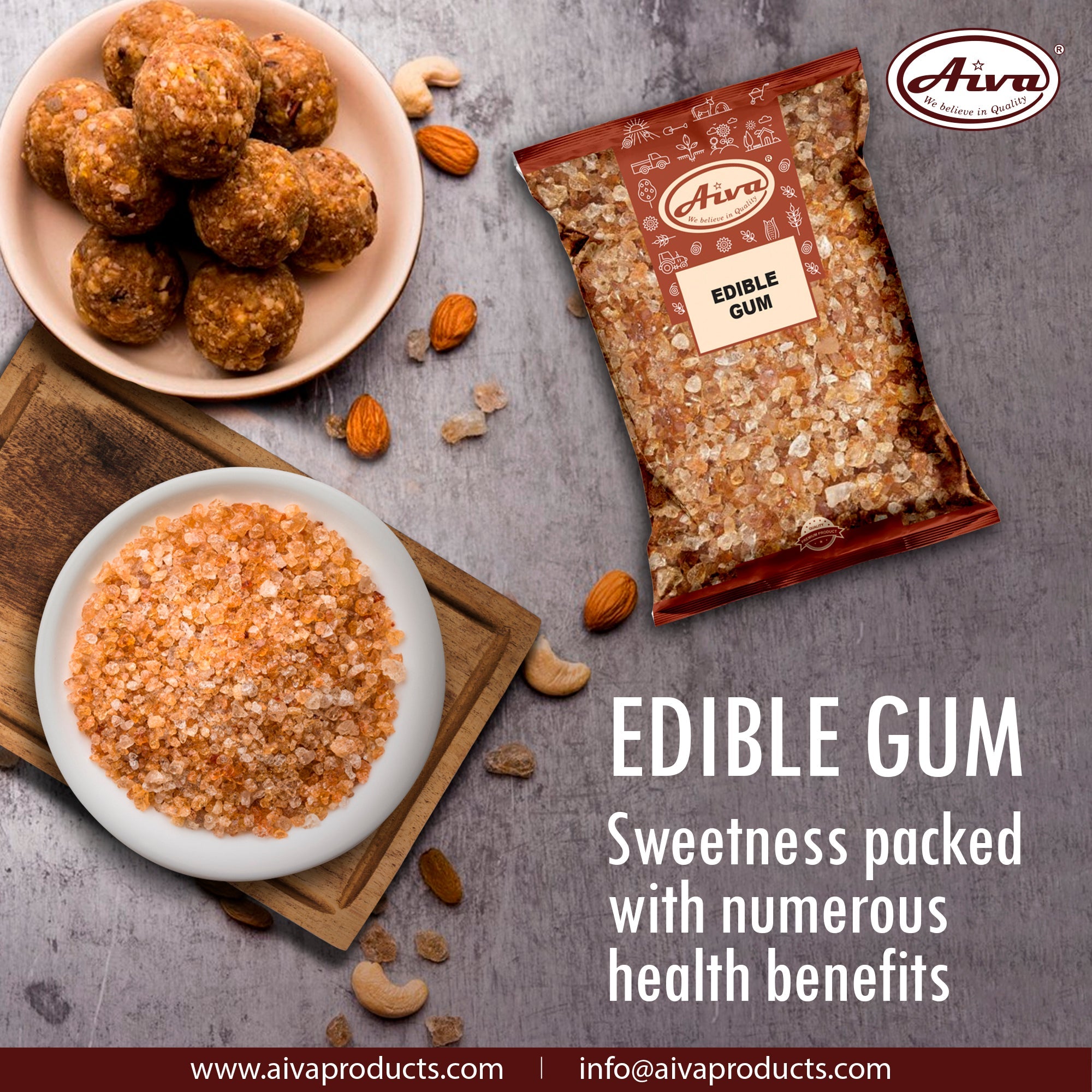 Aiva Edible Gum (gon or gondh or gund)-5