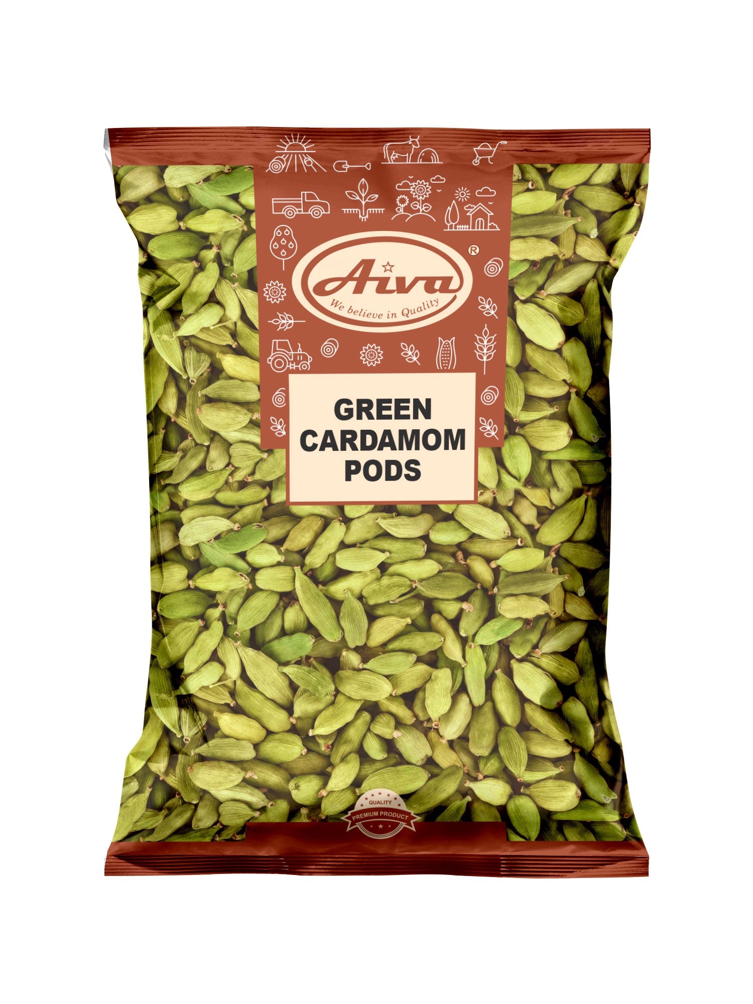 Green Cardamom Pods (Hari Elaichi)-1